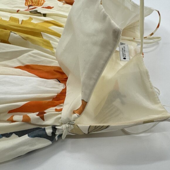 Zara Dress Womens Small Bubble Hem Voluminous Print Spaghetti Strap Blogger Fave - Picture 15 of 15